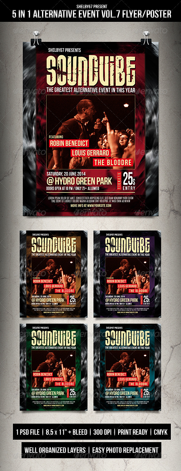 GraphicRiver Alternative Event Flyer Poster Vol.7 7816350 GraphicRiver Alternative Event Flyer Poster Vol.7 7816350