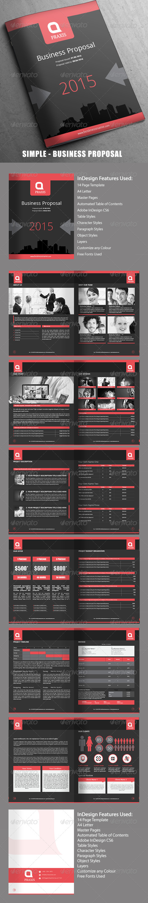 GraphicRiver Simple Business Proposal 14 Pages 7816824 GraphicRiver Simple Business Proposal 14 Pages 7816824