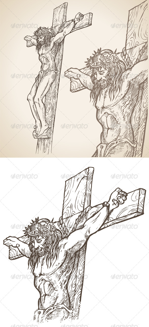 GraphicRiver Jesus Hand Drawn 7819794 GraphicRiver Jesus Hand Drawn 7819794