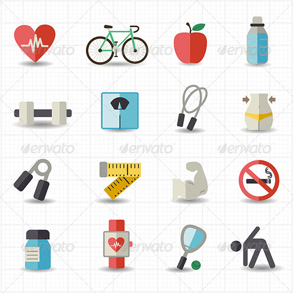 GraphicRiver Healthcare Icons 7821294 GraphicRiver Healthcare Icons 7821294