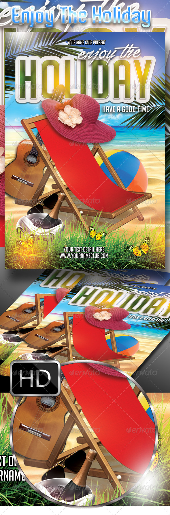 GraphicRiver Enjoy The Holiday Flyer 7823050 GraphicRiver Enjoy The Holiday Flyer 7823050