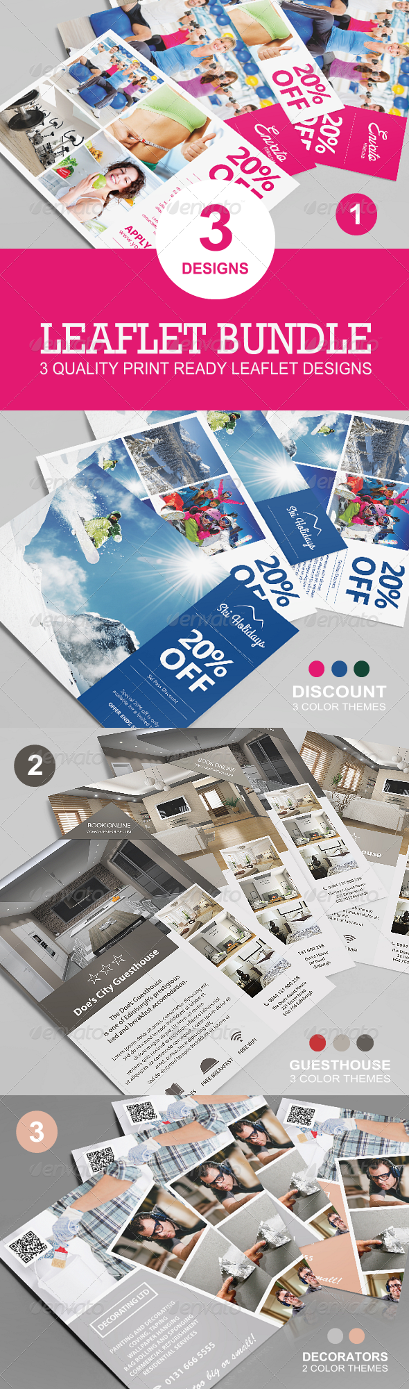 GraphicRiver Leaflet Bundle 7827968 GraphicRiver Leaflet Bundle 7827968
