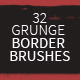 32 Grunge Border Brushes