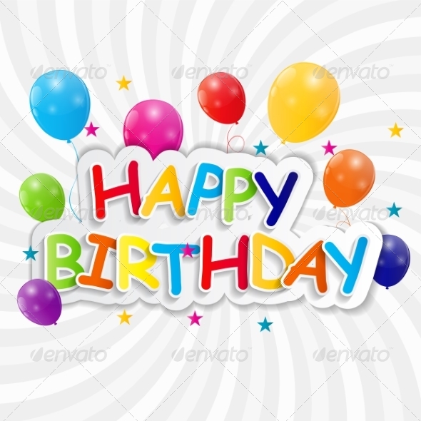 GraphicRiver Happy Birthday Card Vector Illustration 7838411 GraphicRiver Happy Birthday Card Vector Illustration 7838411