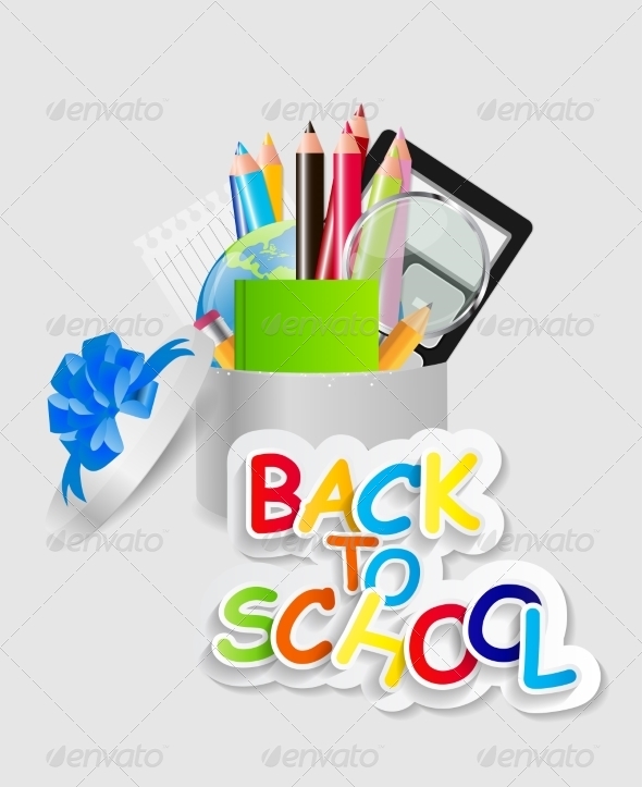 GraphicRiver Back to School Concept Vector Illustration 7838639 GraphicRiver Back to School Concept Vector Illustration 7838639