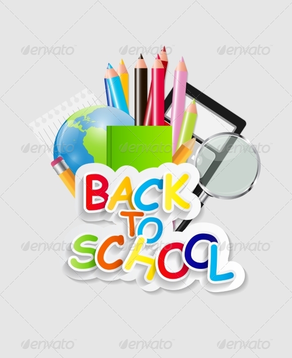 GraphicRiver Back to School Concept Vector Illustration 7838643 GraphicRiver Back to School Concept Vector Illustration 7838643