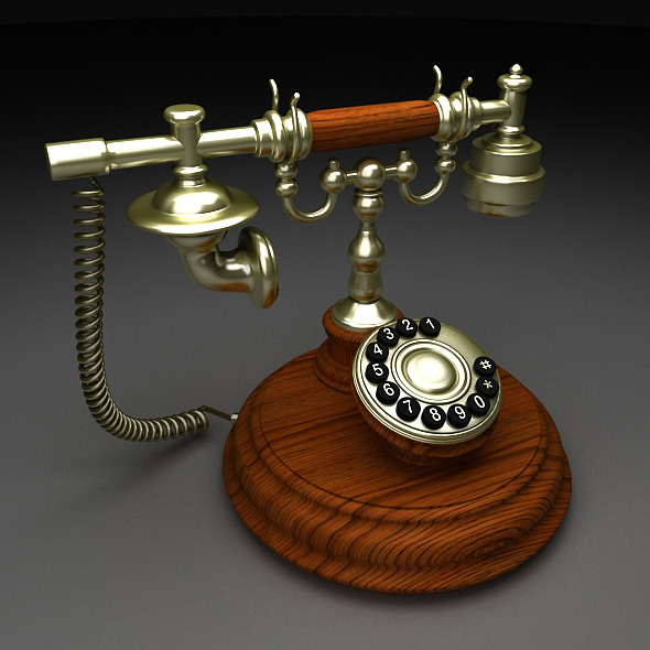 3DOcean Old telephone 7842925 3DOcean Old telephone 7842925