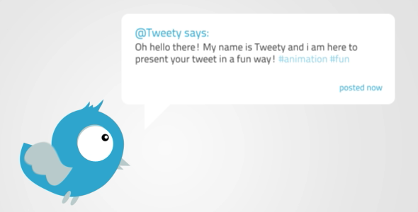 After Effects Project - VideoHive Tweety 821695 After Effects Project - VideoHive Tweety 821695