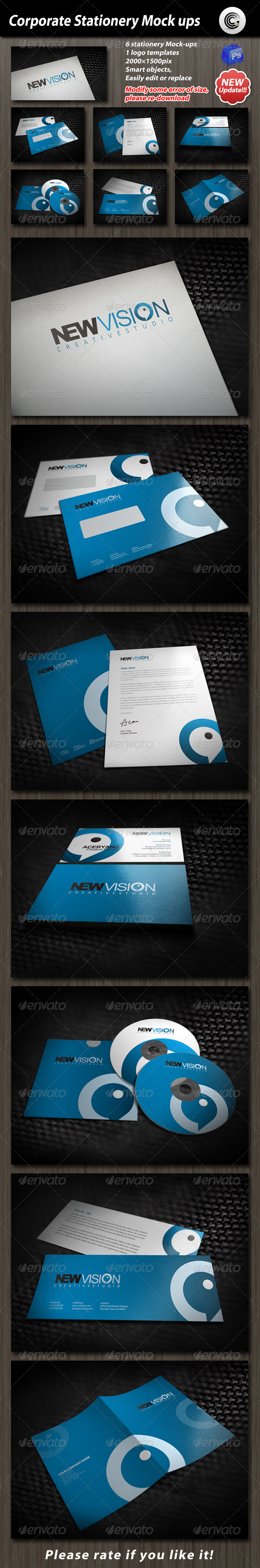GraphicRiver Corporate Stationery Mock-up 610785 GraphicRiver Corporate Stationery Mock-up 610785
