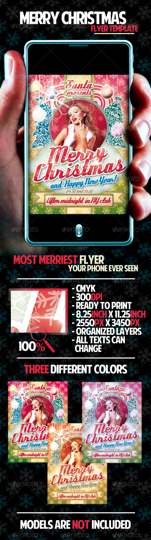 GraphicRiver Merry Christmas Flyer Template 837494 GraphicRiver Merry Christmas Flyer Template 837494