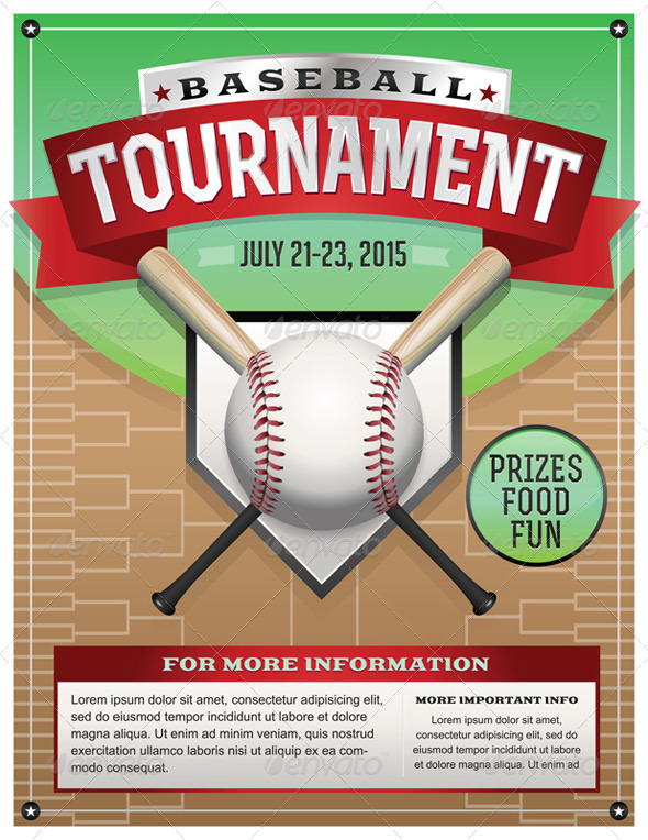baseball flyer template
