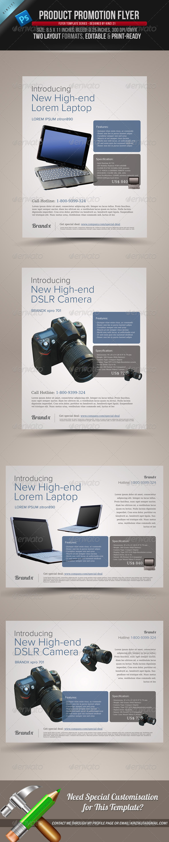 GraphicRiver Product Promotion Flyer Template 841953 GraphicRiver Product Promotion Flyer Template 841953